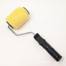 4 Inch Microfiber Fabric European Screw Style Decorative Paint Roller Set